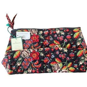 Vera Bradley NWT Large Iconic Anastasia Cosmetic Bag